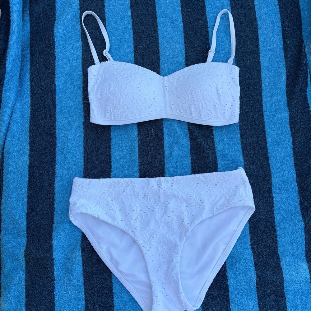 Sea Level white bikini set